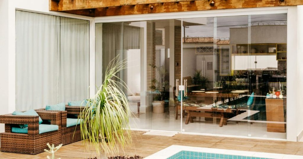 Portas de vidro em Palmas